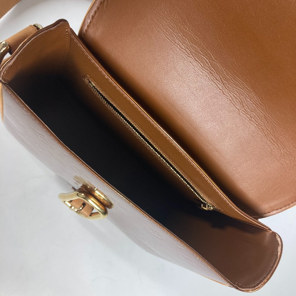 LOUIS VUITTON Shoulder Bag  M91107 Monogram Vernis Canvas Brown Monogram Vernis Christie GM Women Used Authentic
