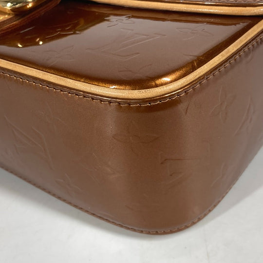 LOUIS VUITTON Shoulder Bag  M91107 Monogram Vernis Canvas Brown Monogram Vernis Christie GM Women Used Authentic
