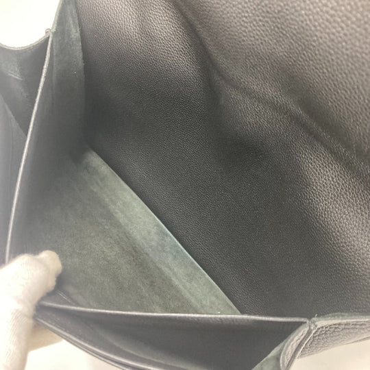 HERMES Business bag Togo black Briefcase Sac Adepeche 38 mens Used Authentic