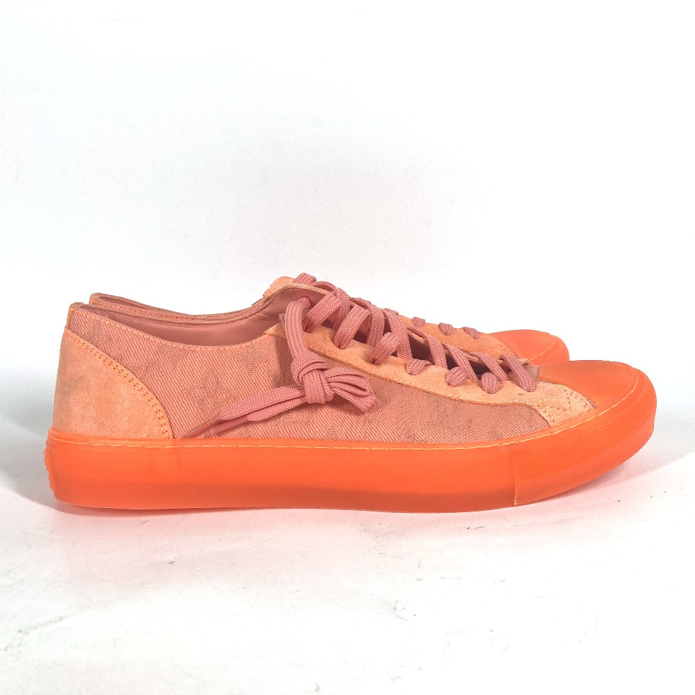 LOUIS VUITTON sneakers canvas Orange Tattoo line Monogram 7