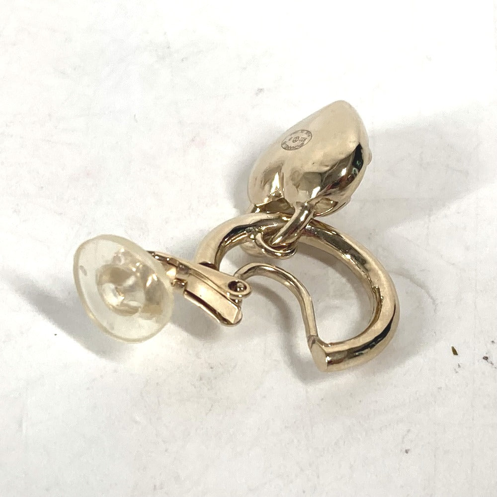 CHANEL Earring metal gold 22B CC COCO Mark Heart