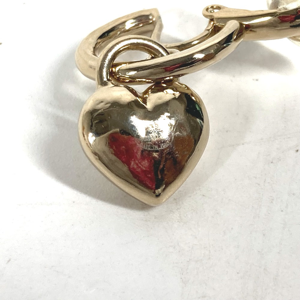 CHANEL Earring metal gold 22B CC COCO Mark Heart