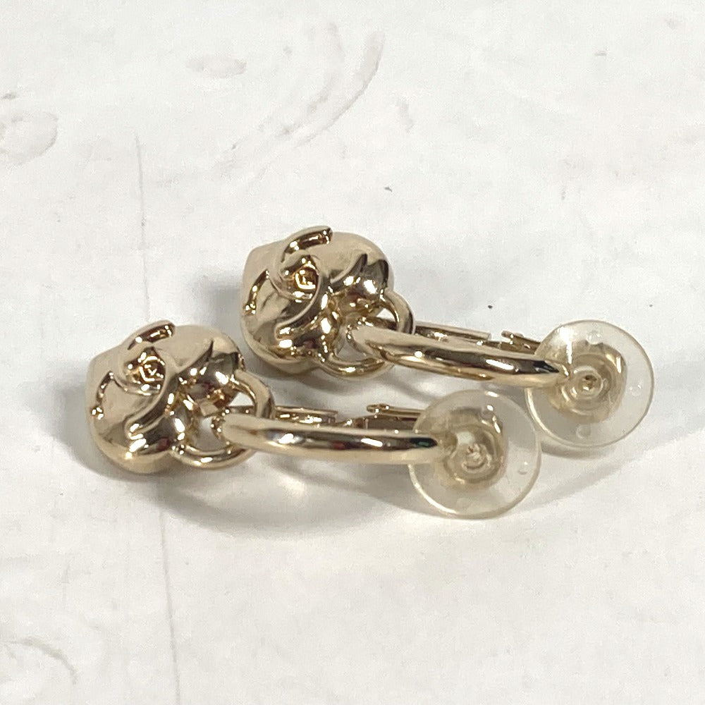 CHANEL Earring metal gold 22B CC COCO Mark Heart