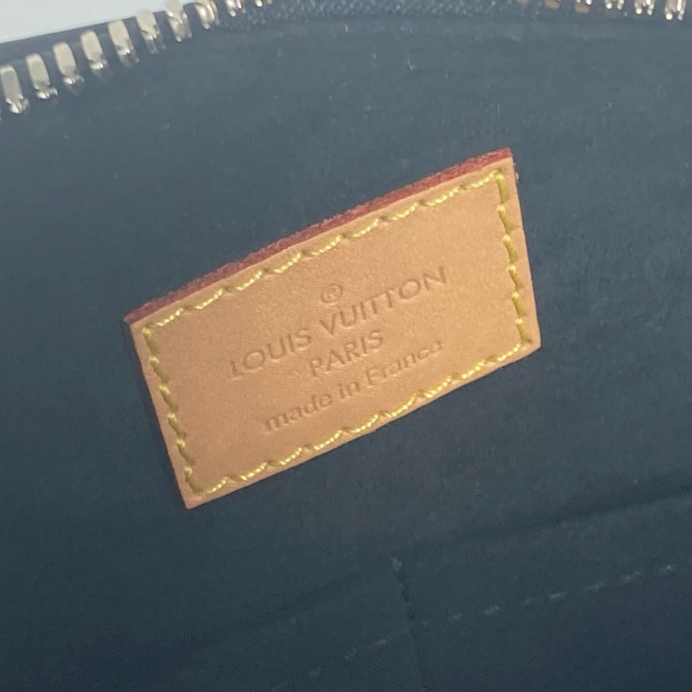 LOUIS VUITTON Handbag leather black Space Collection Speedy 25 mens Used Authentic