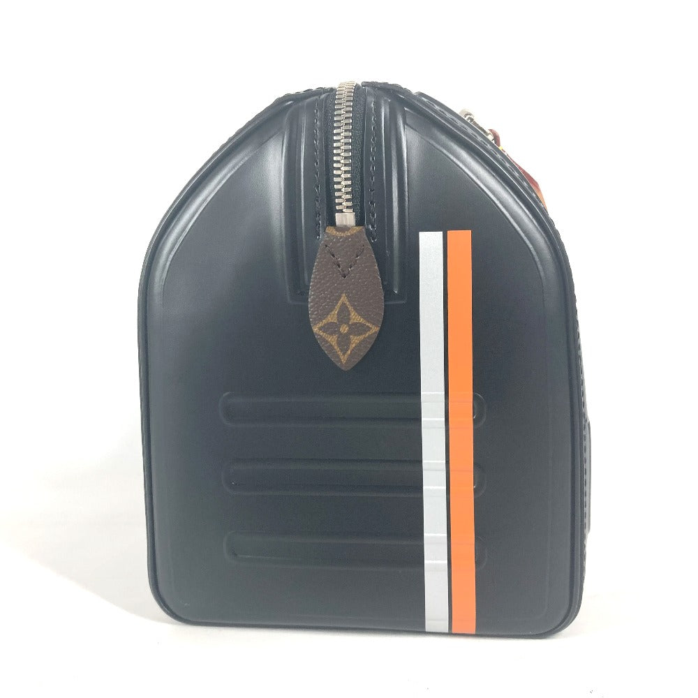 LOUIS VUITTON Handbag leather black Space Collection Speedy 25 mens Used Authentic