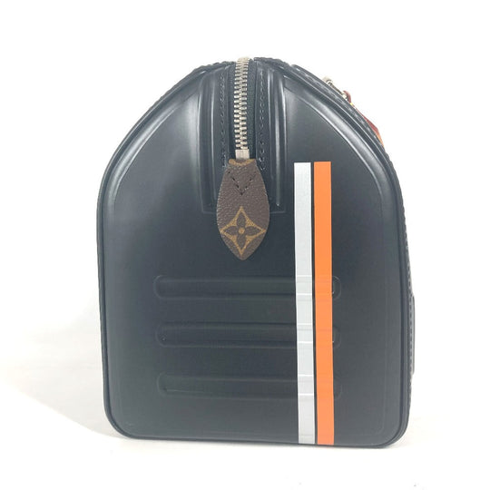LOUIS VUITTON Handbag leather black Space Collection Speedy 25 mens Used Authentic