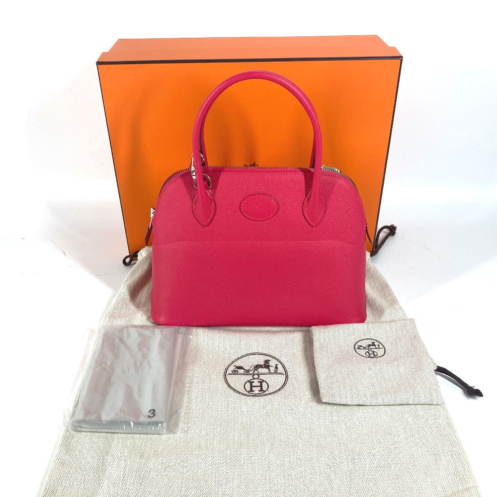 HERMES Handbag Epsom pink Crossbody Bored 27