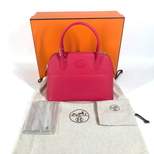 HERMES Handbag Epsom pink Crossbody Bored 27