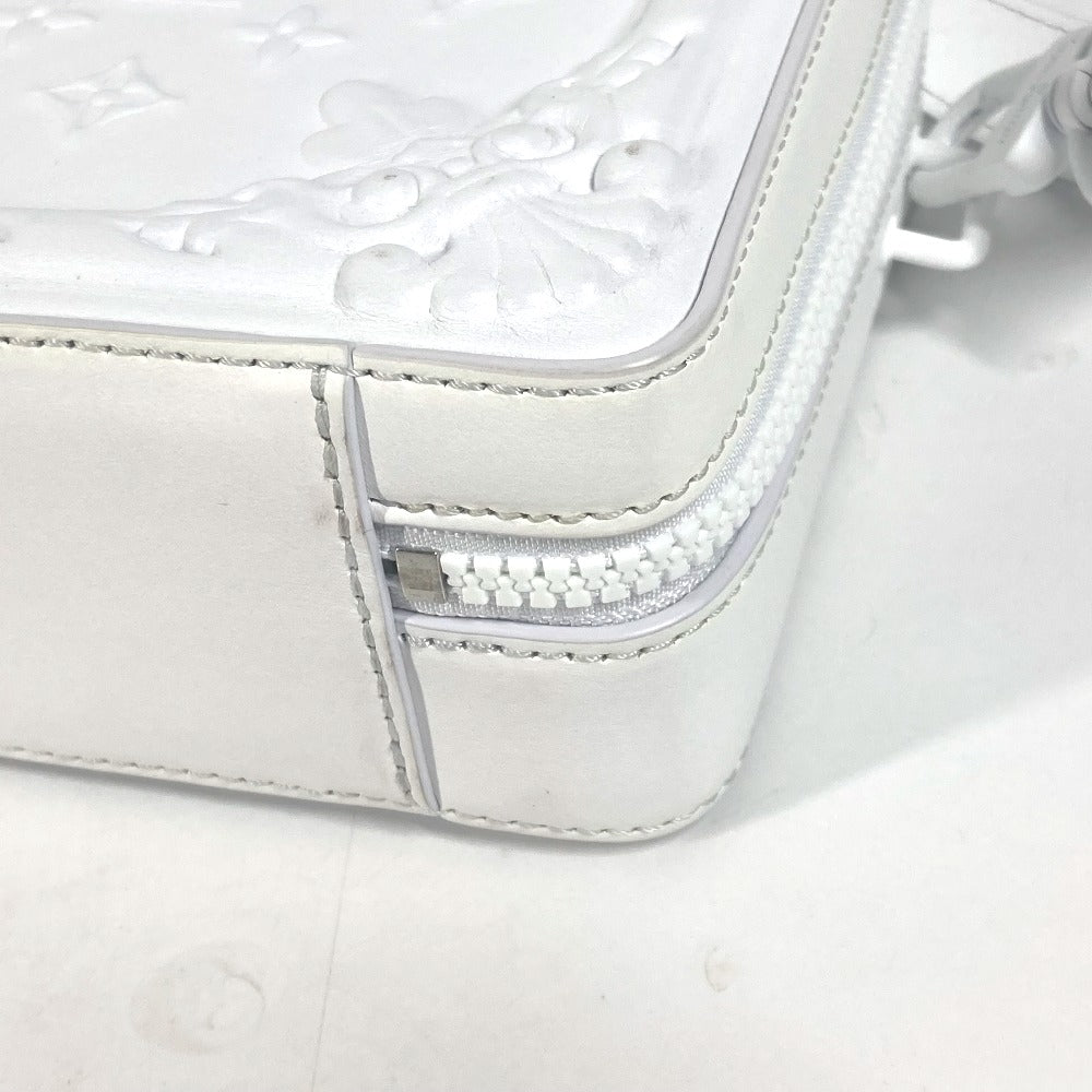 LOUIS VUITTON Shoulder Bag M21833 leather white LV Ornament Soft Trunk unisex(Unisex) Used Authentic