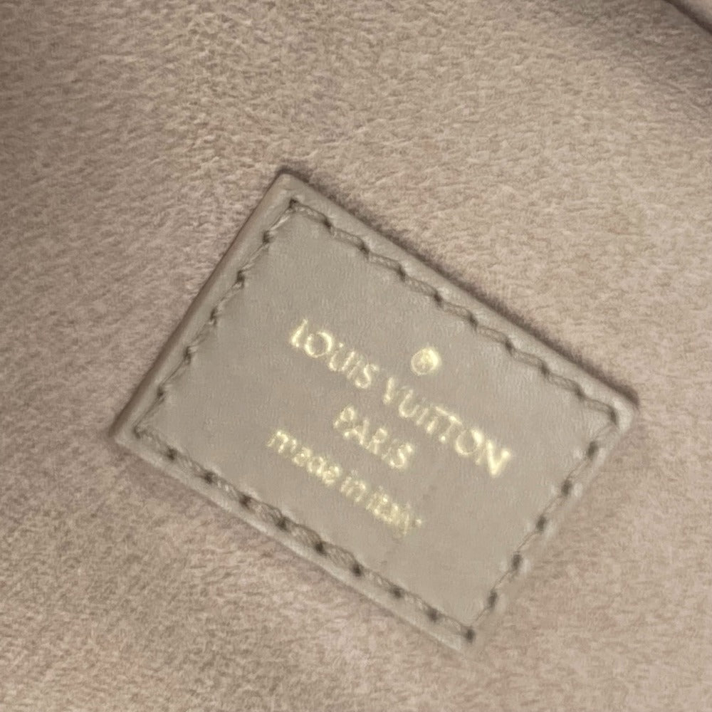 LOUIS VUITTON Handbag M45608 Monogram Ann Platt Leather beige Monogram Amprat Vanity PM Women Used Authentic