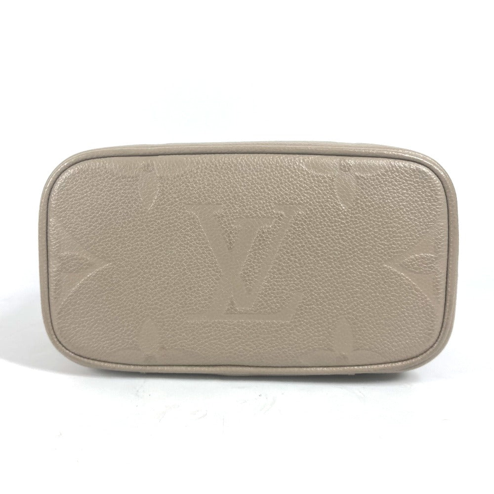 LOUIS VUITTON Handbag M45608 Monogram Ann Platt Leather beige Monogram Amprat Vanity PM Women Used Authentic