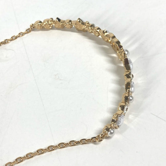 CHANEL Necklace metal gold B24C CC COCO Mark Star Chain Choker