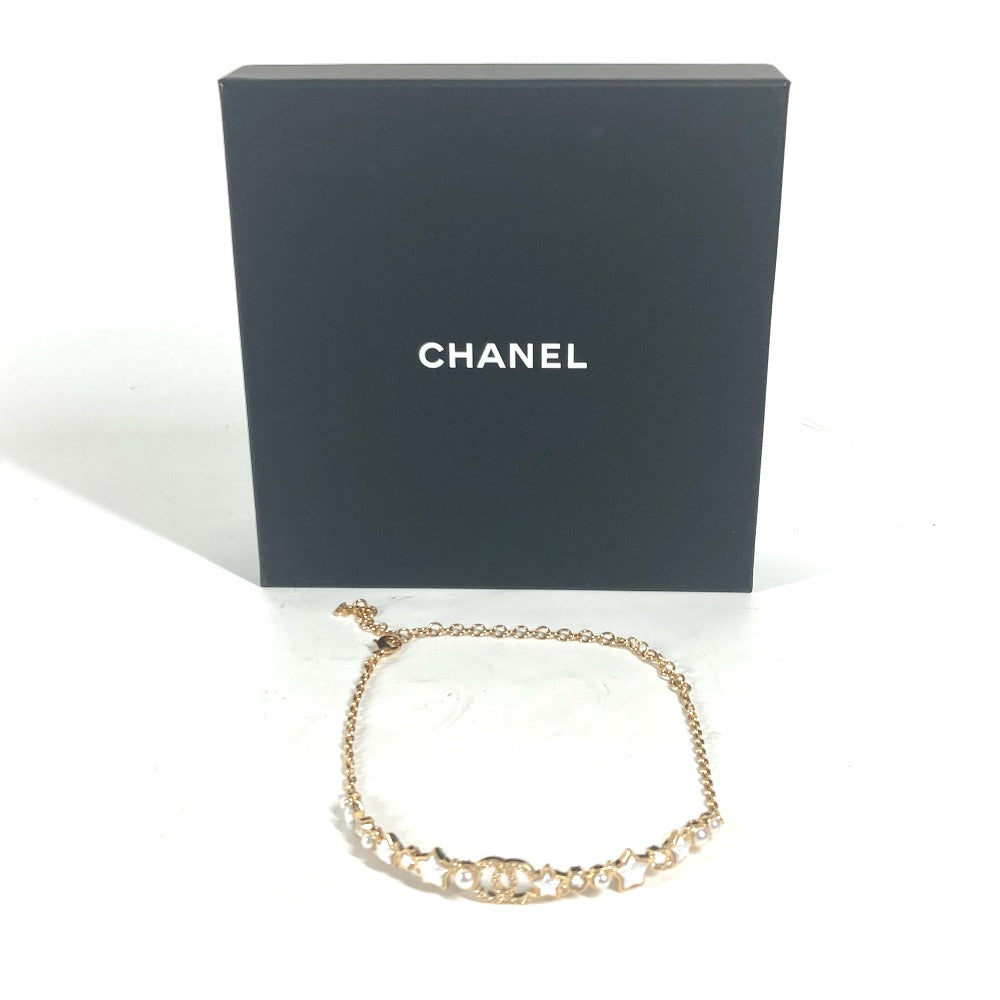 CHANEL Necklace metal gold B24C CC COCO Mark Star Chain Choker