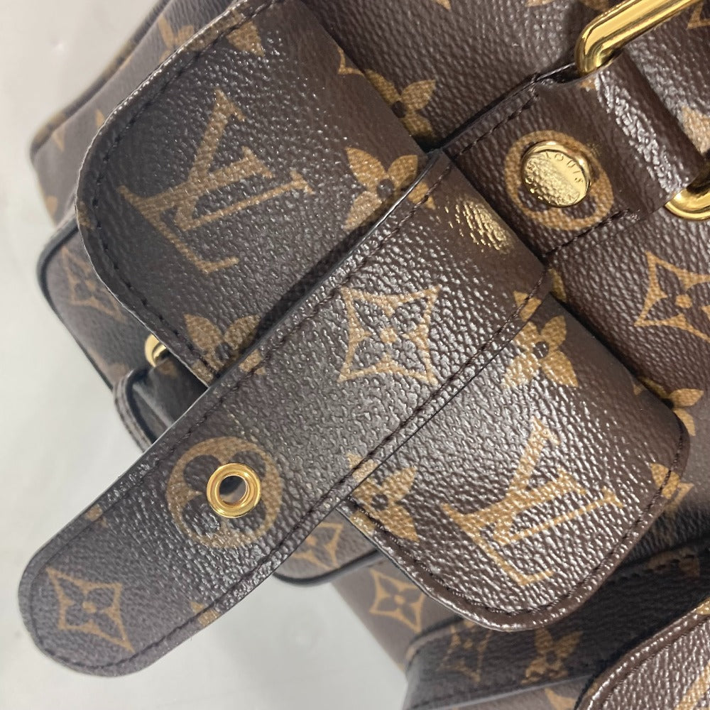 LOUIS VUITTON Handbag M43482 Monogram canvas, leather Brown Monogram Manhattan Women Used Authentic
