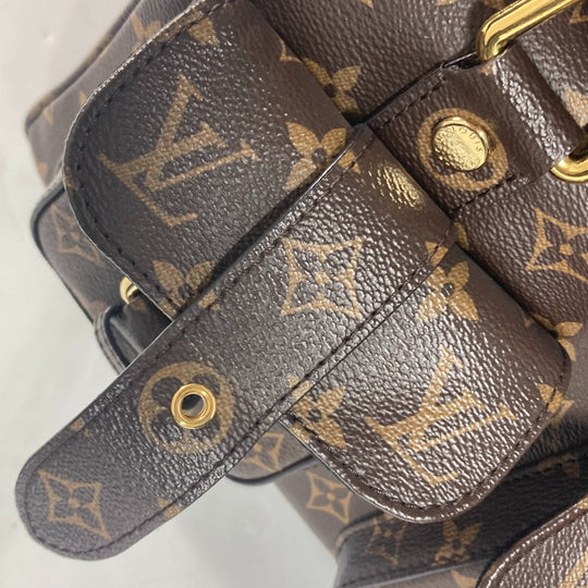LOUIS VUITTON Handbag M43482 Monogram canvas, leather Brown Monogram Manhattan Women Used Authentic