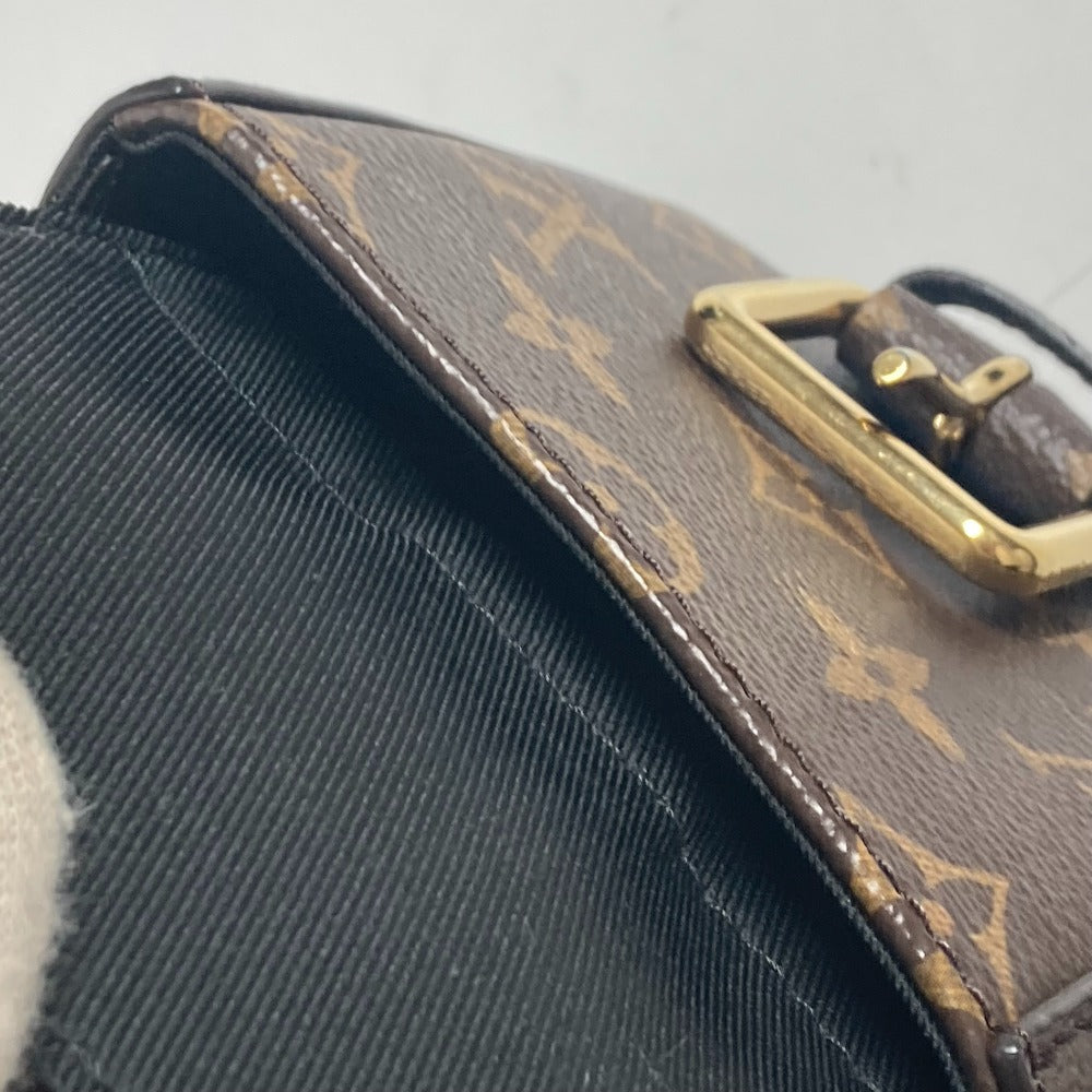 LOUIS VUITTON Handbag M43482 Monogram canvas, leather Brown Monogram Manhattan Women Used Authentic