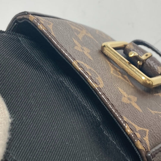 LOUIS VUITTON Handbag M43482 Monogram canvas, leather Brown Monogram Manhattan Women Used Authentic