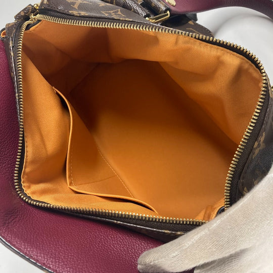 LOUIS VUITTON Handbag M43482 Monogram canvas, leather Brown Monogram Manhattan Women Used Authentic