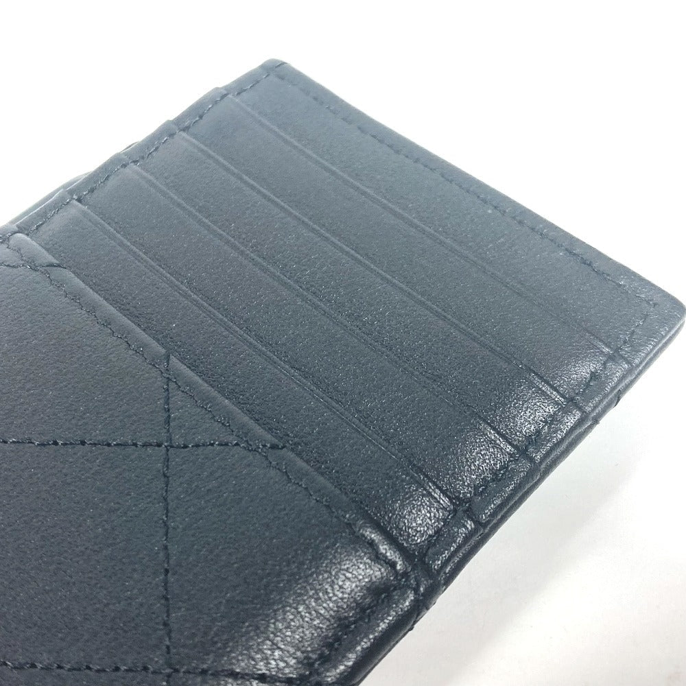 CHANEL Coin case AP3823 leather black CC COCO Mark Matelasse Classic Fragment Case Women Used Authentic