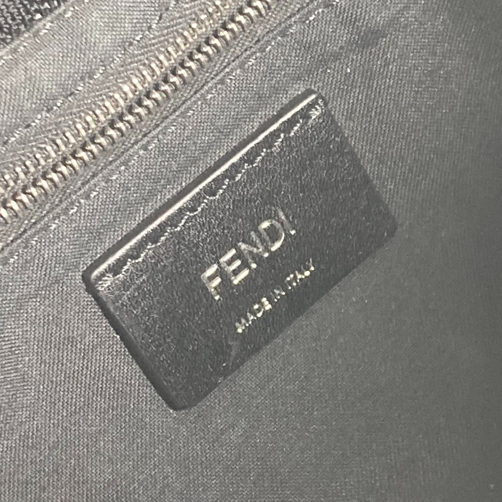 FENDI Shoulder Bag 7VA472 Mesh, Leather, Rubber black mesh Mamma Bucket mens Used Authentic