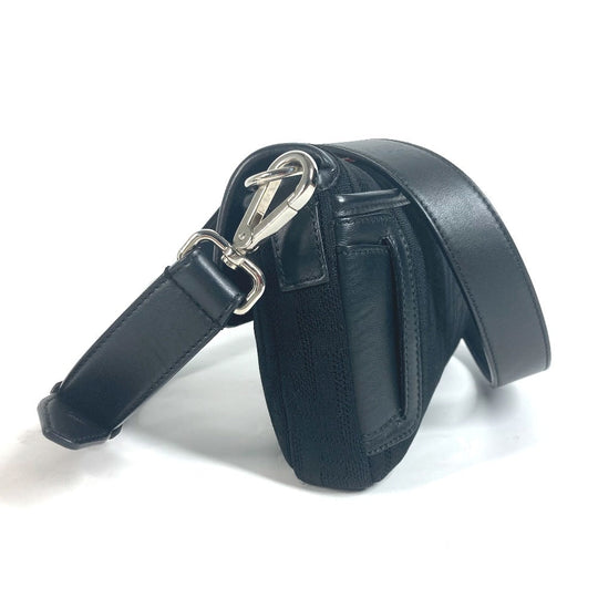 FENDI Shoulder Bag 7VA472 Mesh, Leather, Rubber black mesh Mamma Bucket mens Used Authentic