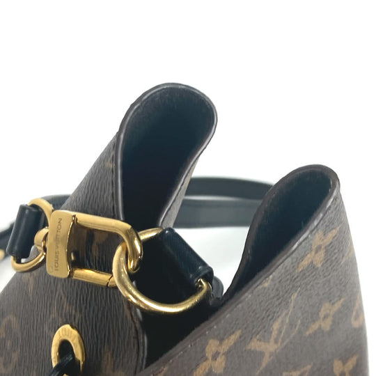LOUIS VUITTON Shoulder Bag M44020 Monogram canvas black Monogram Neonoe Women Used Authentic