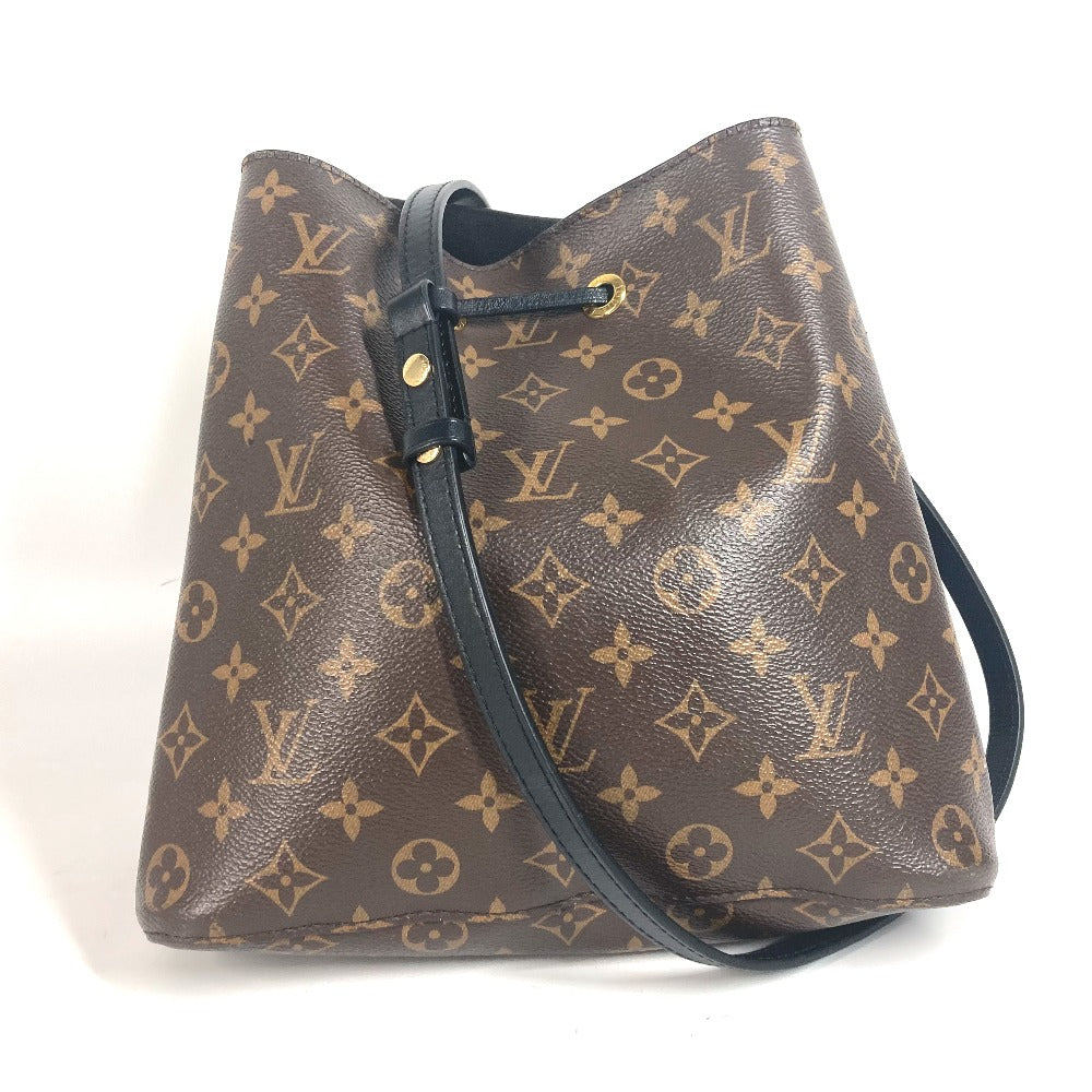 LOUIS VUITTON Shoulder Bag M44020 Monogram canvas black Monogram Neonoe Women Used Authentic