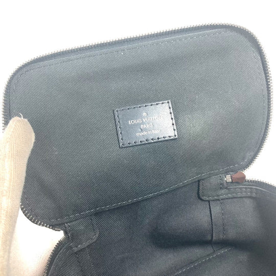 LOUIS VUITTON Pouch M44697 Monogram Eclipse Canvas black Monogram Eclipse Cube de Langemont PM Women Used Authentic
