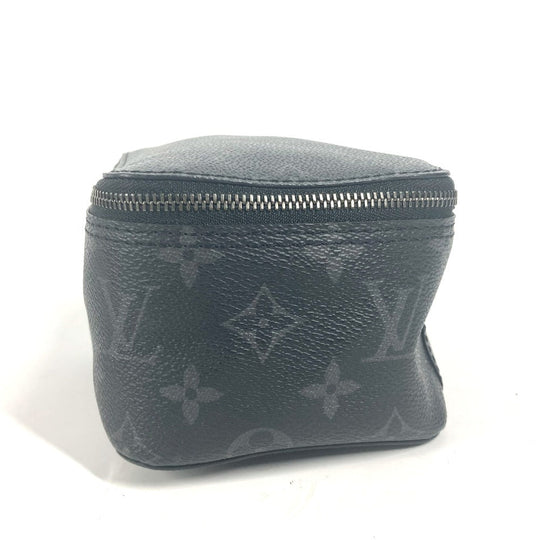 LOUIS VUITTON Pouch M44697 Monogram Eclipse Canvas black Monogram Eclipse Cube de Langemont PM Women Used Authentic