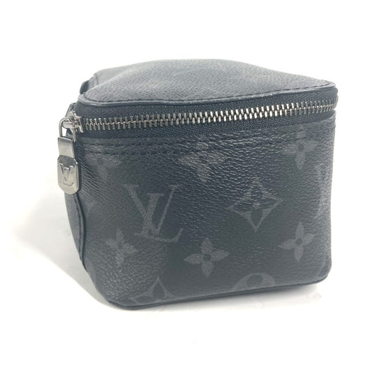 LOUIS VUITTON Pouch M44697 Monogram Eclipse Canvas black Monogram Eclipse Cube de Langemont PM Women Used Authentic
