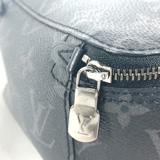 LOUIS VUITTON Pouch M44697 Monogram Eclipse Canvas black Monogram Eclipse Cube de Langemont PM Women Used Authentic