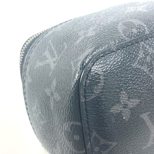 LOUIS VUITTON Pouch M44697 Monogram Eclipse Canvas black Monogram Eclipse Cube de Langemont PM Women Used Authentic
