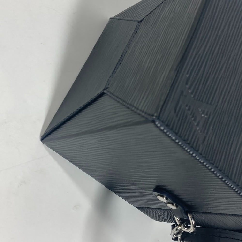 LOUIS VUITTON Handbag M52703 Epi Leather black Epi with mirror Breaker Box BOX Women Used Authentic