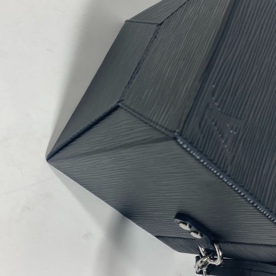 LOUIS VUITTON Handbag M52703 Epi Leather black Epi with mirror Breaker Box BOX Women Used Authentic