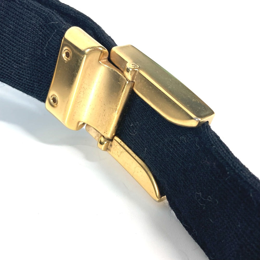 CHANEL Shoulder Bag Jersey black quilting logo chocolate bar CC COCO Mark Women Used Authentic