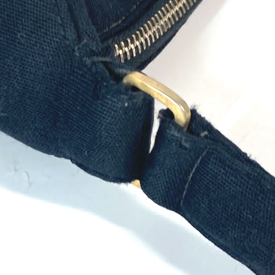 CHANEL Shoulder Bag Jersey black quilting logo chocolate bar CC COCO Mark Women Used Authentic