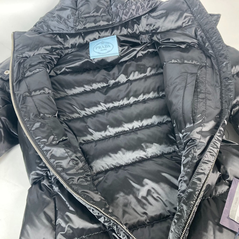 PRADA down coat 29Z660 polyamide black Apparel Long Sleeve Jacket PIUMINO Women 40 Used Authentic