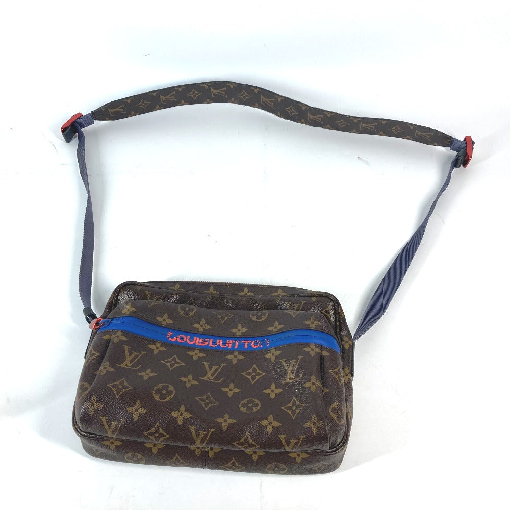 LOUIS VUITTON Sling bag M43828 Monogram canvas Brown Monogram Kim Jones Pacific Bumbag mens Used Authentic