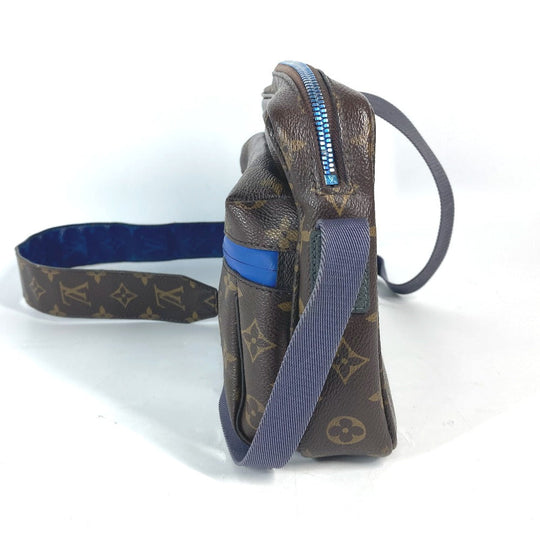 LOUIS VUITTON Sling bag M43828 Monogram canvas Brown Monogram Kim Jones Pacific Bumbag mens Used Authentic