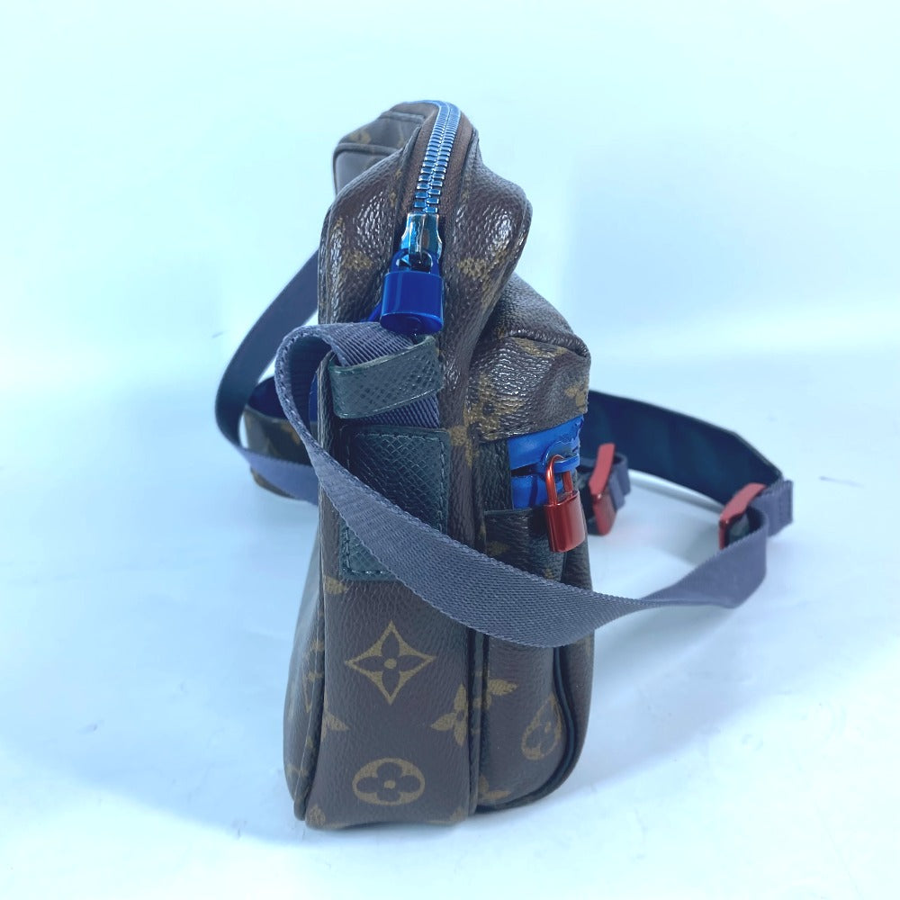 LOUIS VUITTON Sling bag M43828 Monogram canvas Brown Monogram Kim Jones Pacific Bumbag mens Used Authentic