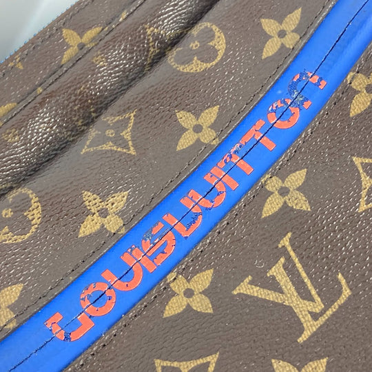 LOUIS VUITTON Sling bag M43828 Monogram canvas Brown Monogram Kim Jones Pacific Bumbag mens Used Authentic