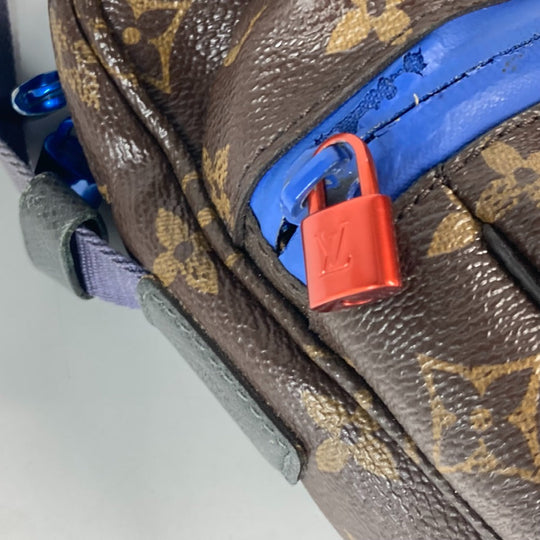 LOUIS VUITTON Sling bag M43828 Monogram canvas Brown Monogram Kim Jones Pacific Bumbag mens Used Authentic