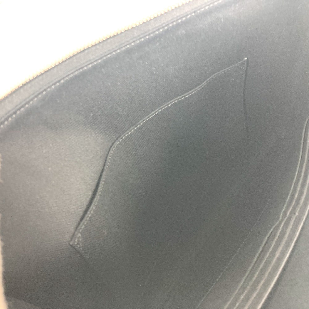 Berluti Clutch bag PVC / Leather gray L-shaped fastener Nino logo mens Used Authentic