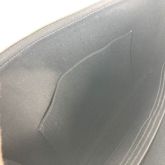Berluti Clutch bag PVC / Leather gray L-shaped fastener Nino logo mens Used Authentic