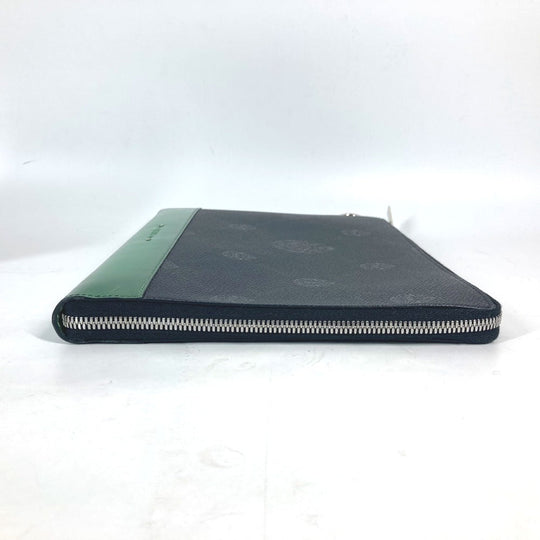 Berluti Clutch bag PVC / Leather gray L-shaped fastener Nino logo mens Used Authentic