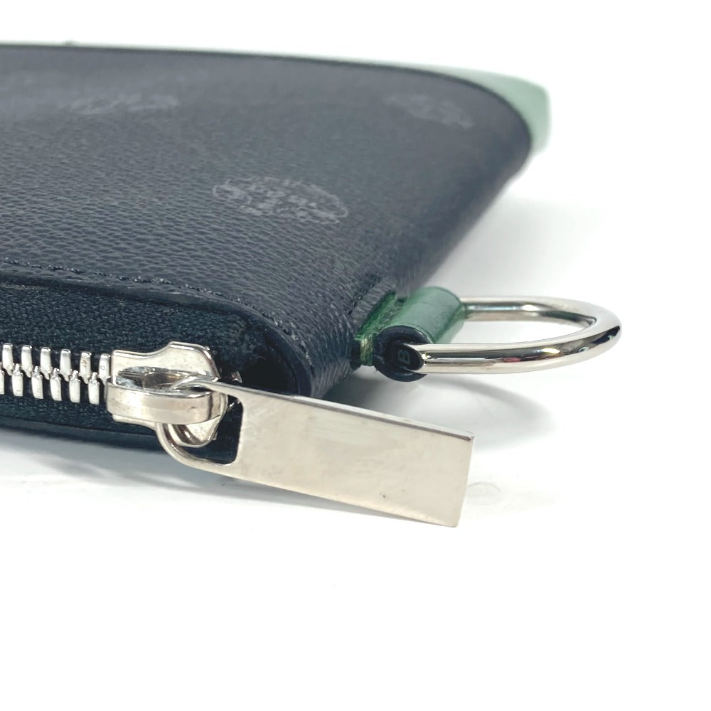 Berluti Clutch bag PVC / Leather gray L-shaped fastener Nino logo mens Used Authentic