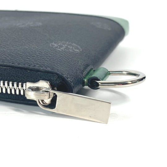 Berluti Clutch bag PVC / Leather gray L-shaped fastener Nino logo mens Used Authentic