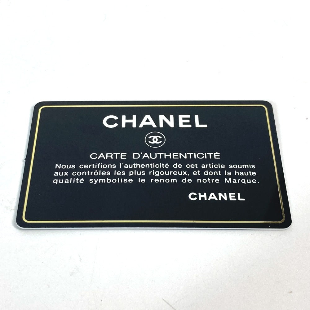 CHANEL Long Wallet Purse leather white Crossbody bag CC COCO Mark Frill Chain Wallet Women Used Authentic