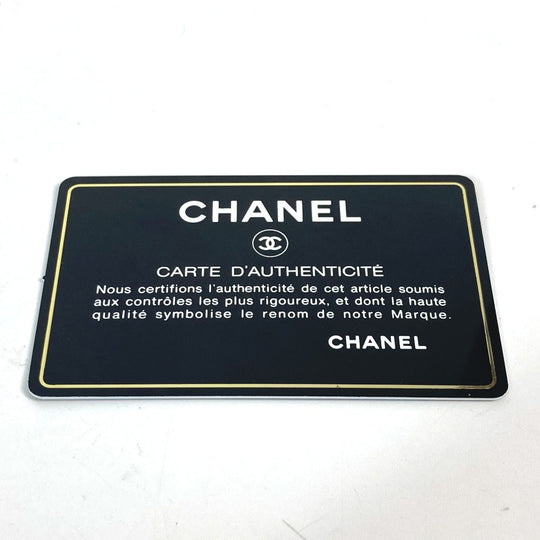 CHANEL Long Wallet Purse leather white Crossbody bag CC COCO Mark Frill Chain Wallet Women Used Authentic