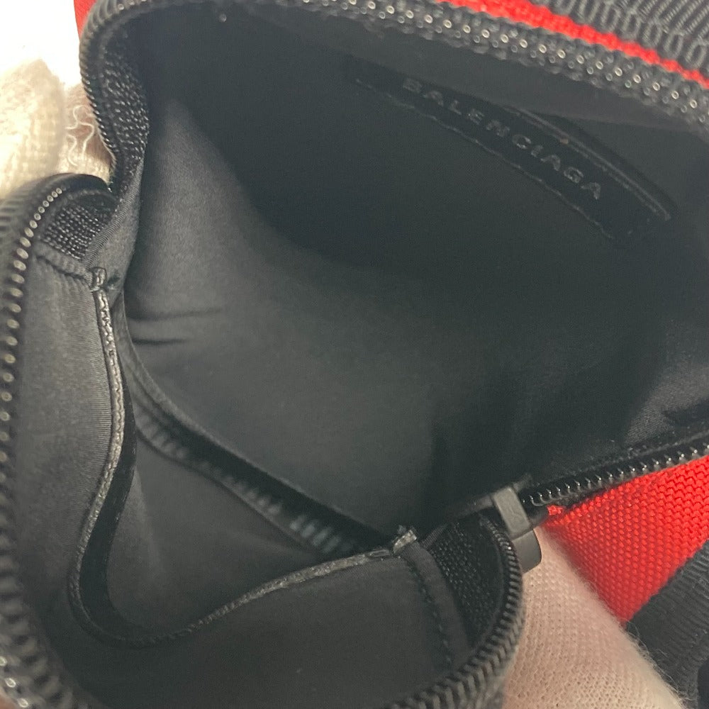 BALENCIAGA Pouch 6559472 Nylon Red Explorer Explorer Arm Phone Holder Women(Unisex) Used Authentic